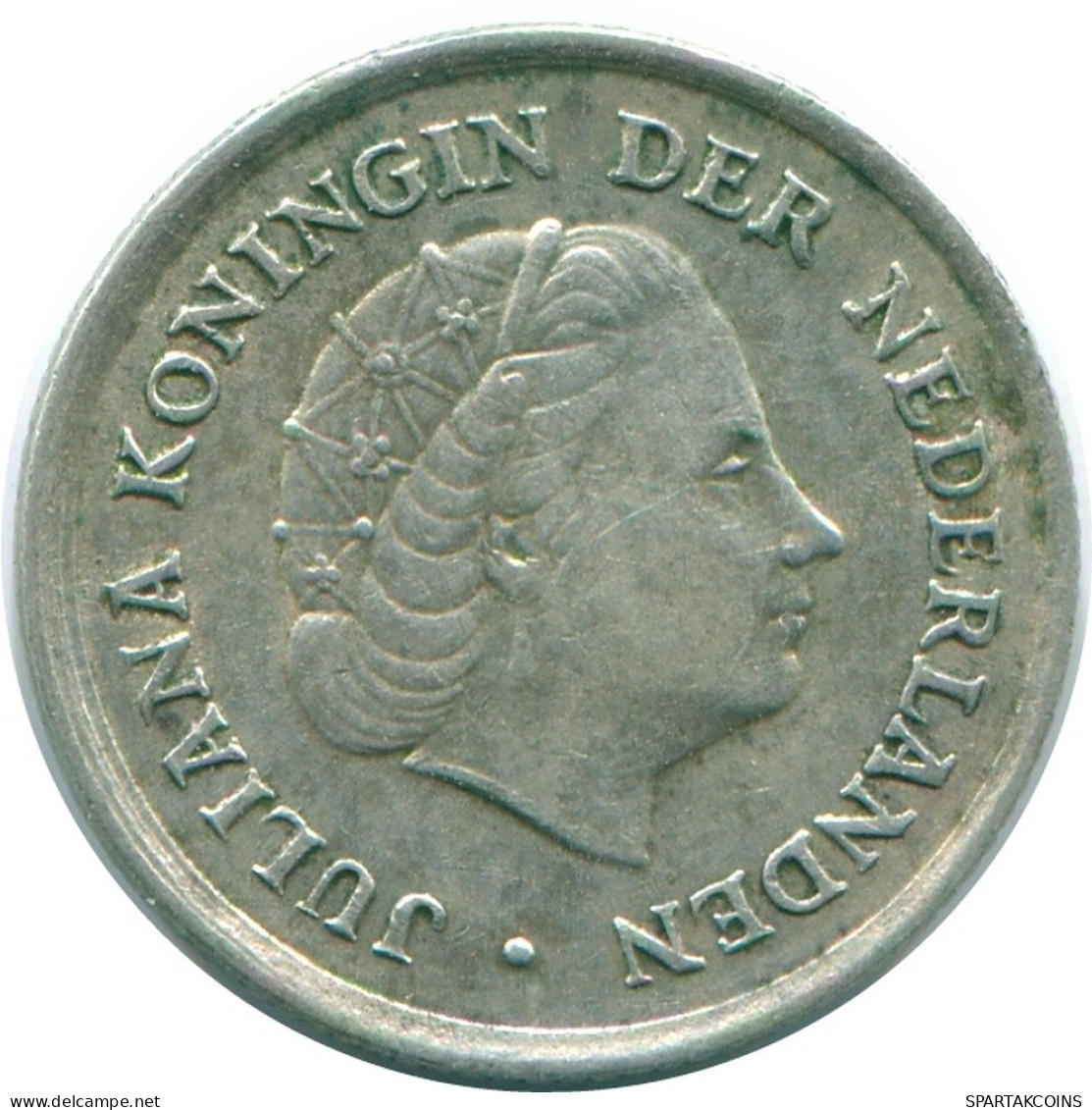 1/10 GULDEN 1966 NIEDERLÄNDISCHE ANTILLEN SILBER Koloniale Münze #NL12823.3.D.A - Netherlands Antilles