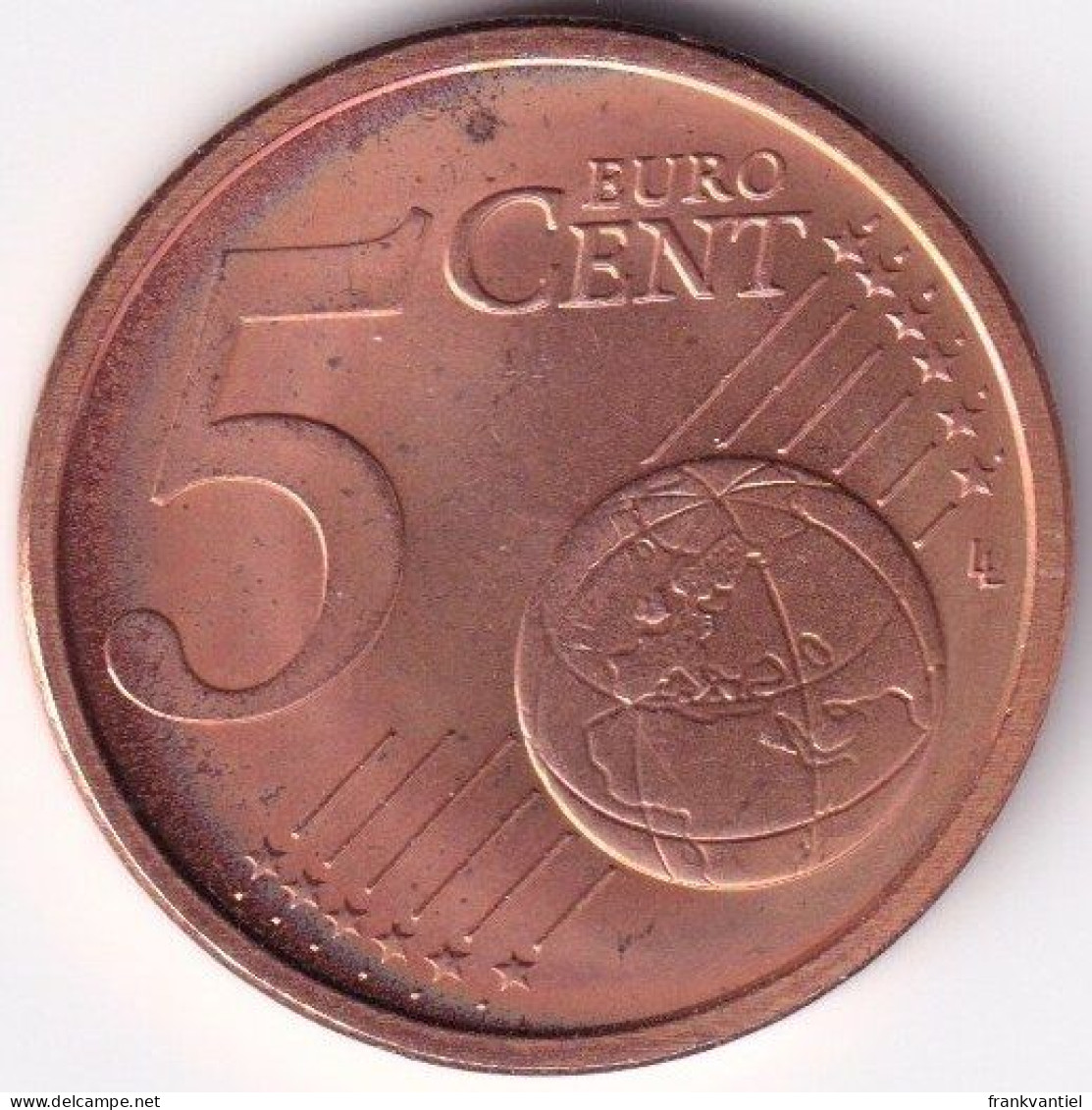 Vatican City KM-377 5 Euro Cent 2011 - Vatican