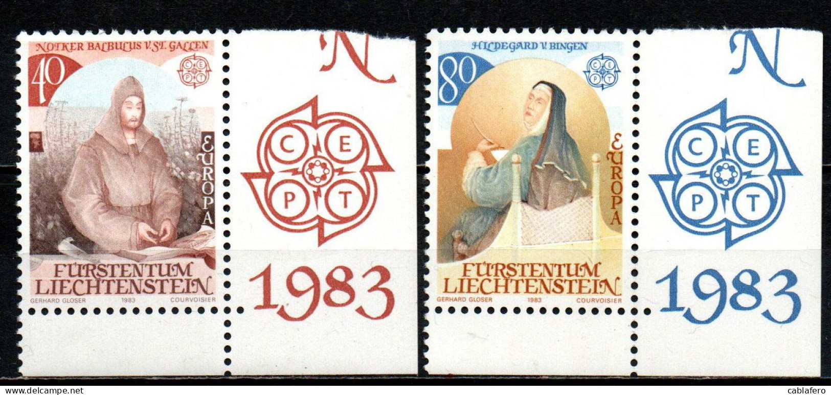 LIECHTENSTEIN - 1983 - EUROPA UNITA: LE GRANDI OPERE DEL GENIO UMANO - MNH - Nuovi