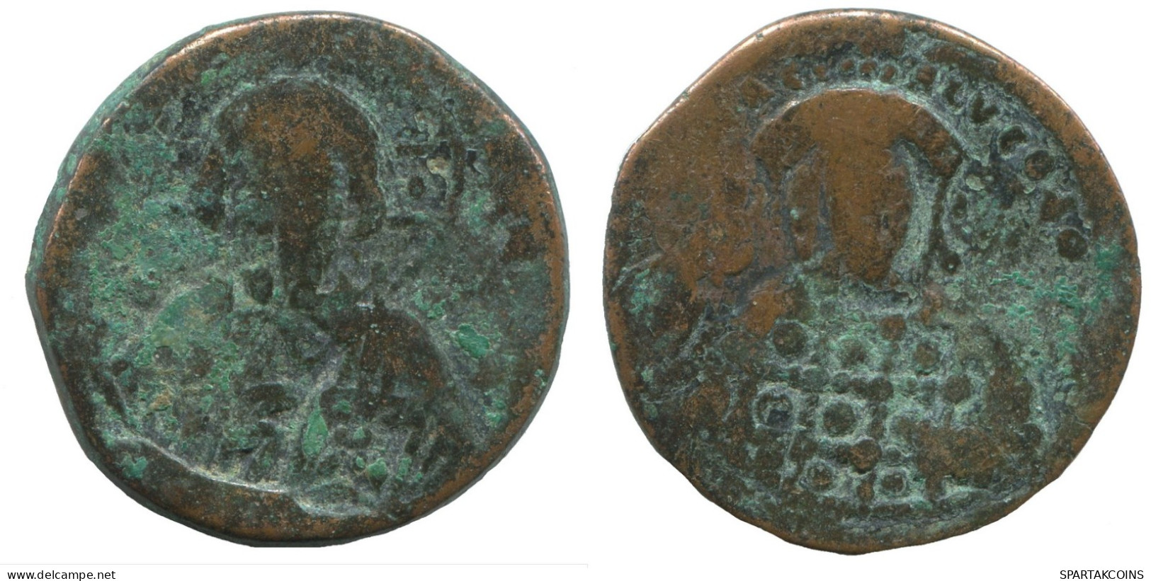 MICHAEL VII 1071-1078 AD AE FOLLIS 7.3g/27mm GENUINE BYZANTINE #SAV1019.10.E.A - Byzantines