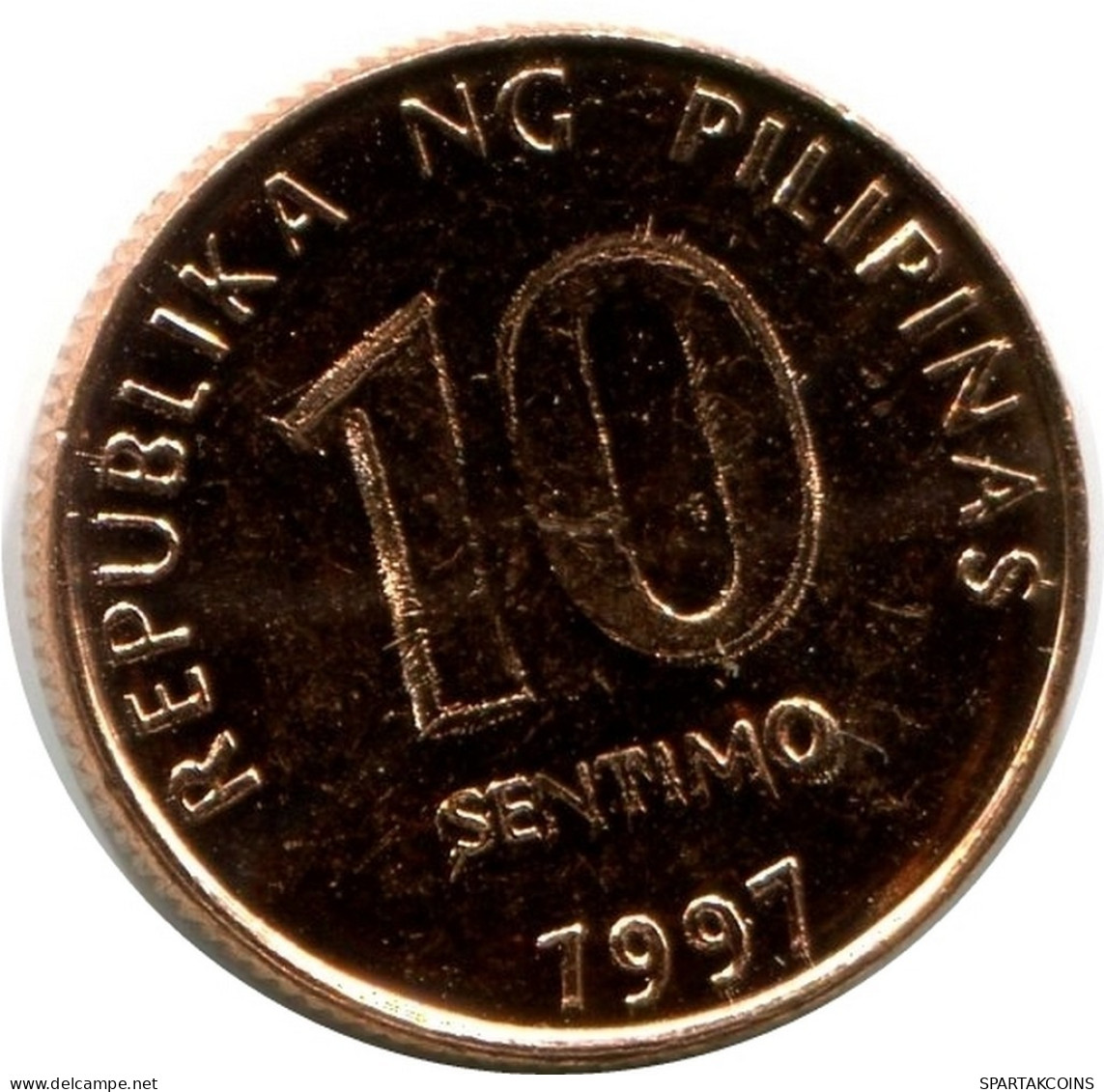 10 CENTIMO 1997 PHILIPPINES UNC Coin #M10059.U.A - Filippine