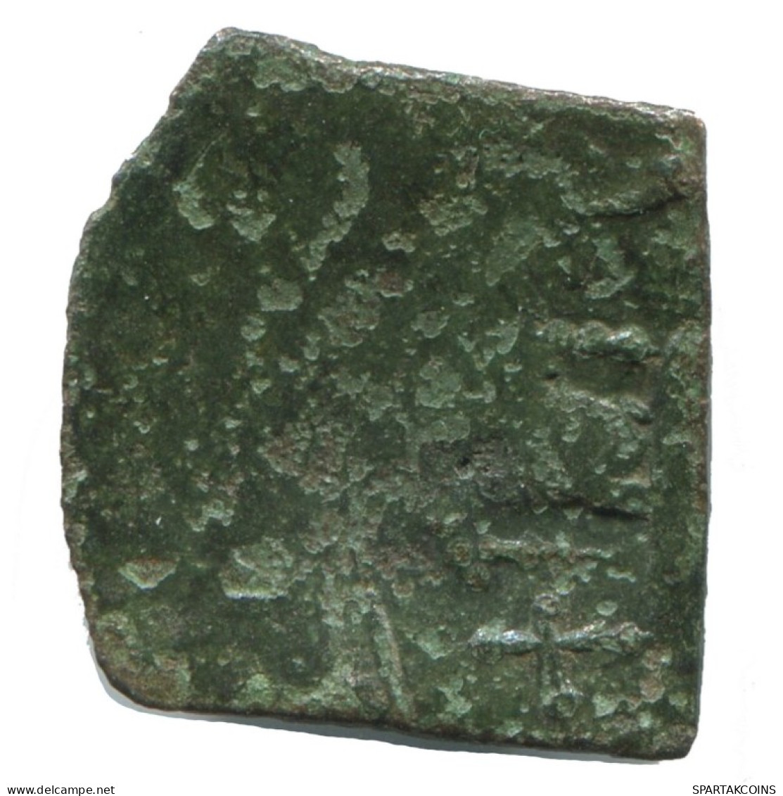 BYZANTINISCHE Münze  EMPIRE Antike Authentisch Münze 0.7g/16mm #AG718.4.D.A - Bizantine