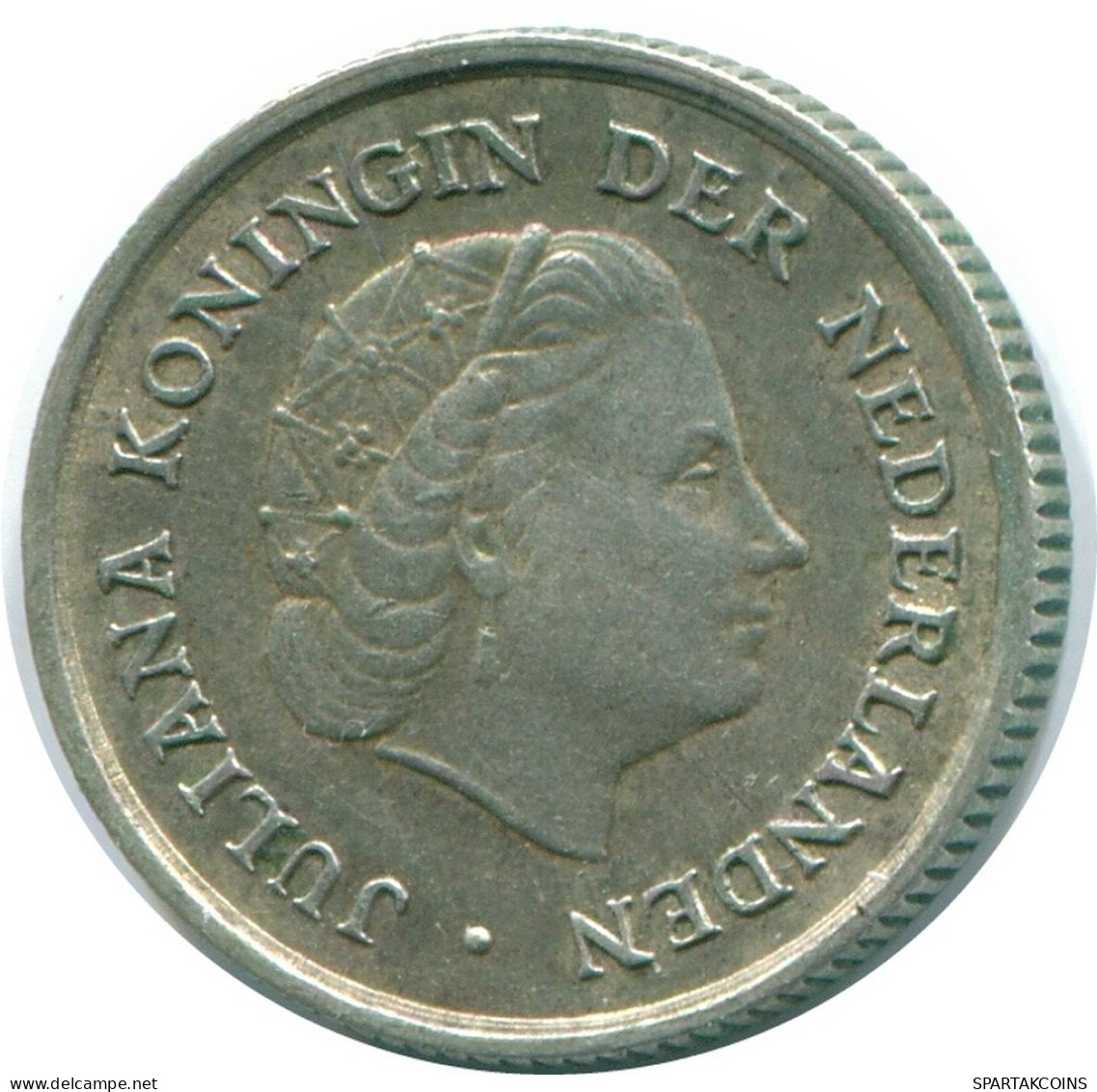 1/10 GULDEN 1963 NETHERLANDS ANTILLES SILVER Colonial Coin #NL12515.3.U.A - Netherlands Antilles