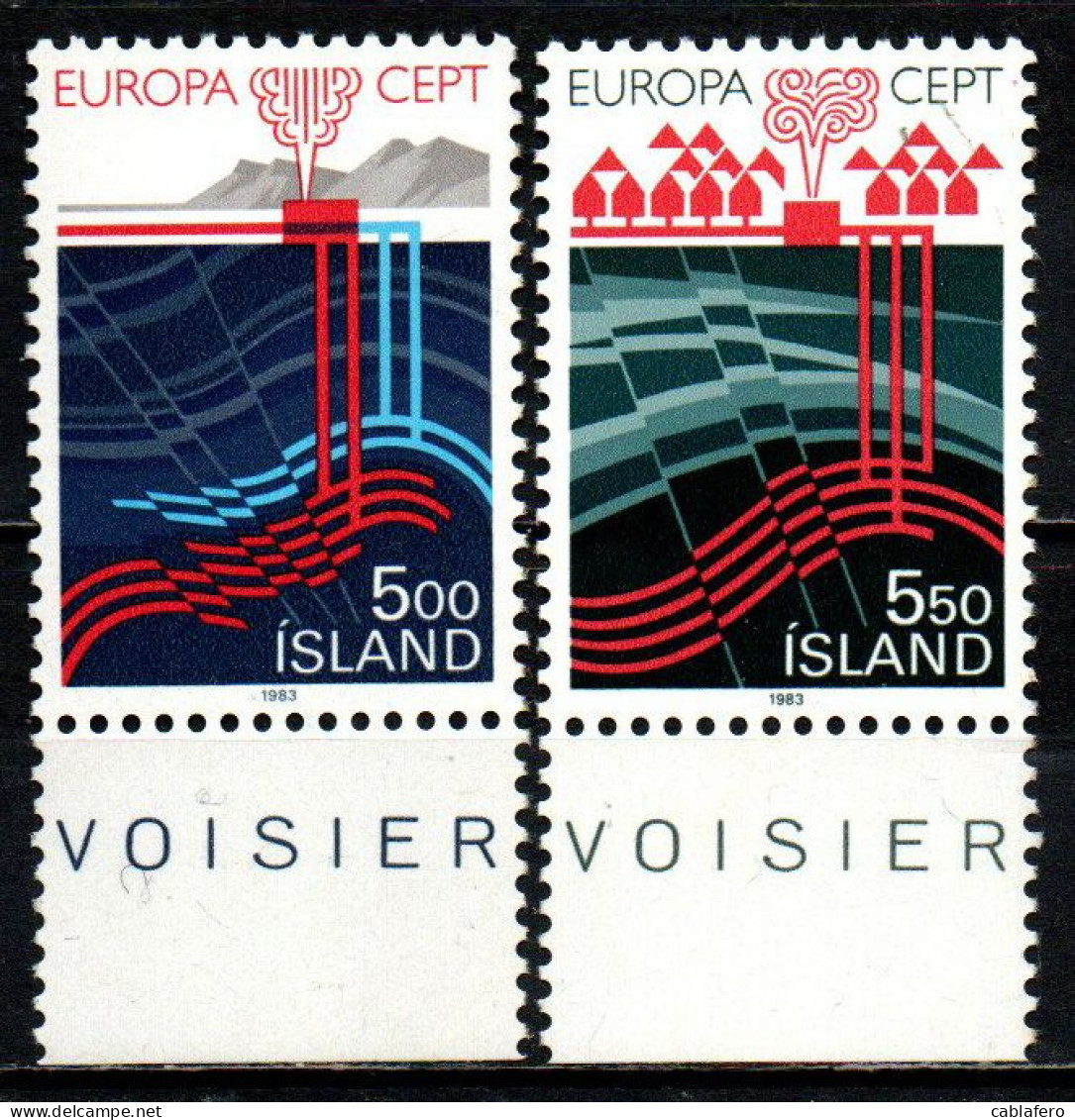 ISLANDA - 1983 - EUROPA - Thermal Energy Projects -MNH - Nuovi