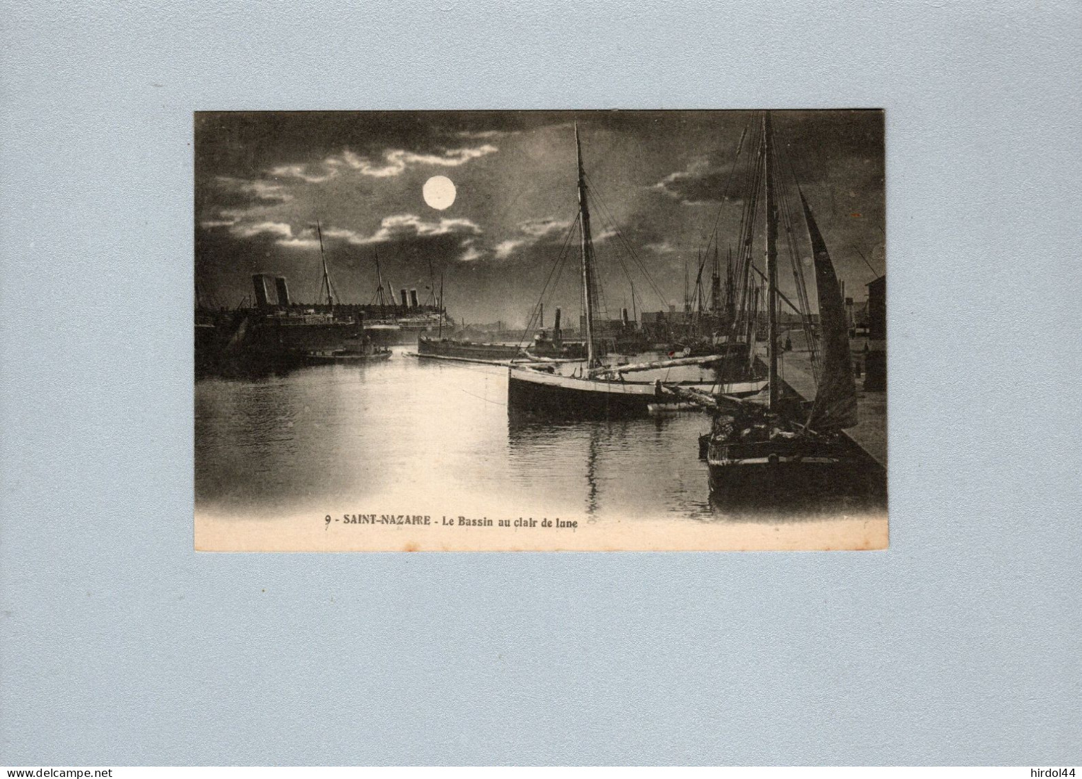 Saint Nazaire (44) : Le Bassin Au Clair De Lune - Saint Nazaire