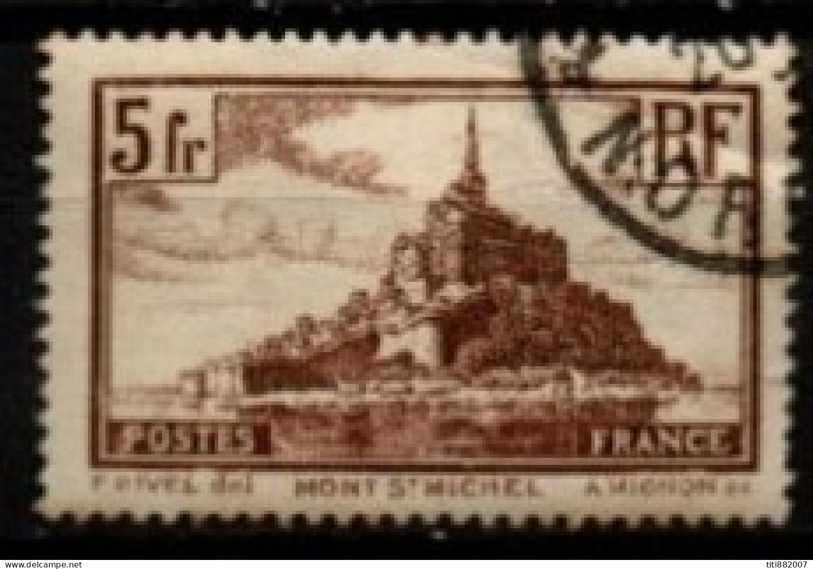 FRANCE    -   1929 .   Y&T N° 260 Oblitéré .  Mont Saint - Michel - Used Stamps