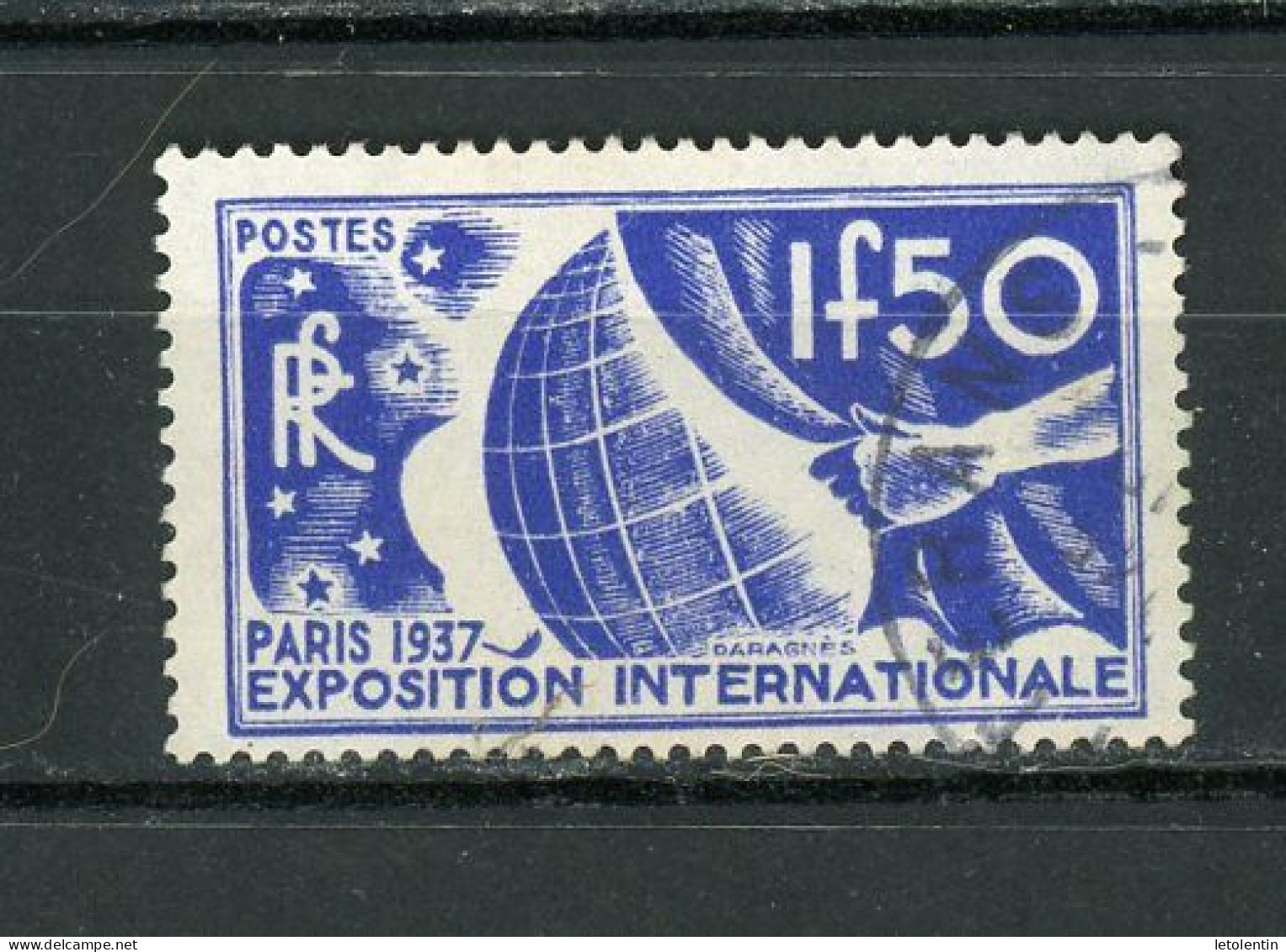 FRANCE - EXPO PARIS - N° Yvert 327 Obli. - Used Stamps