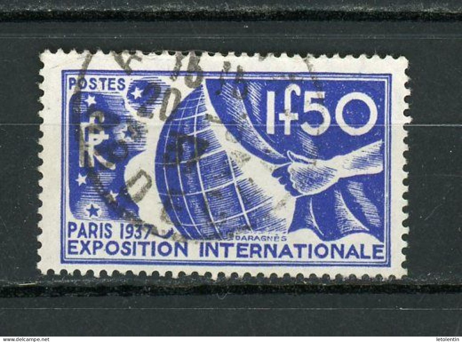 FRANCE - EXPO PARIS - N° Yvert 327 Obli. - Used Stamps