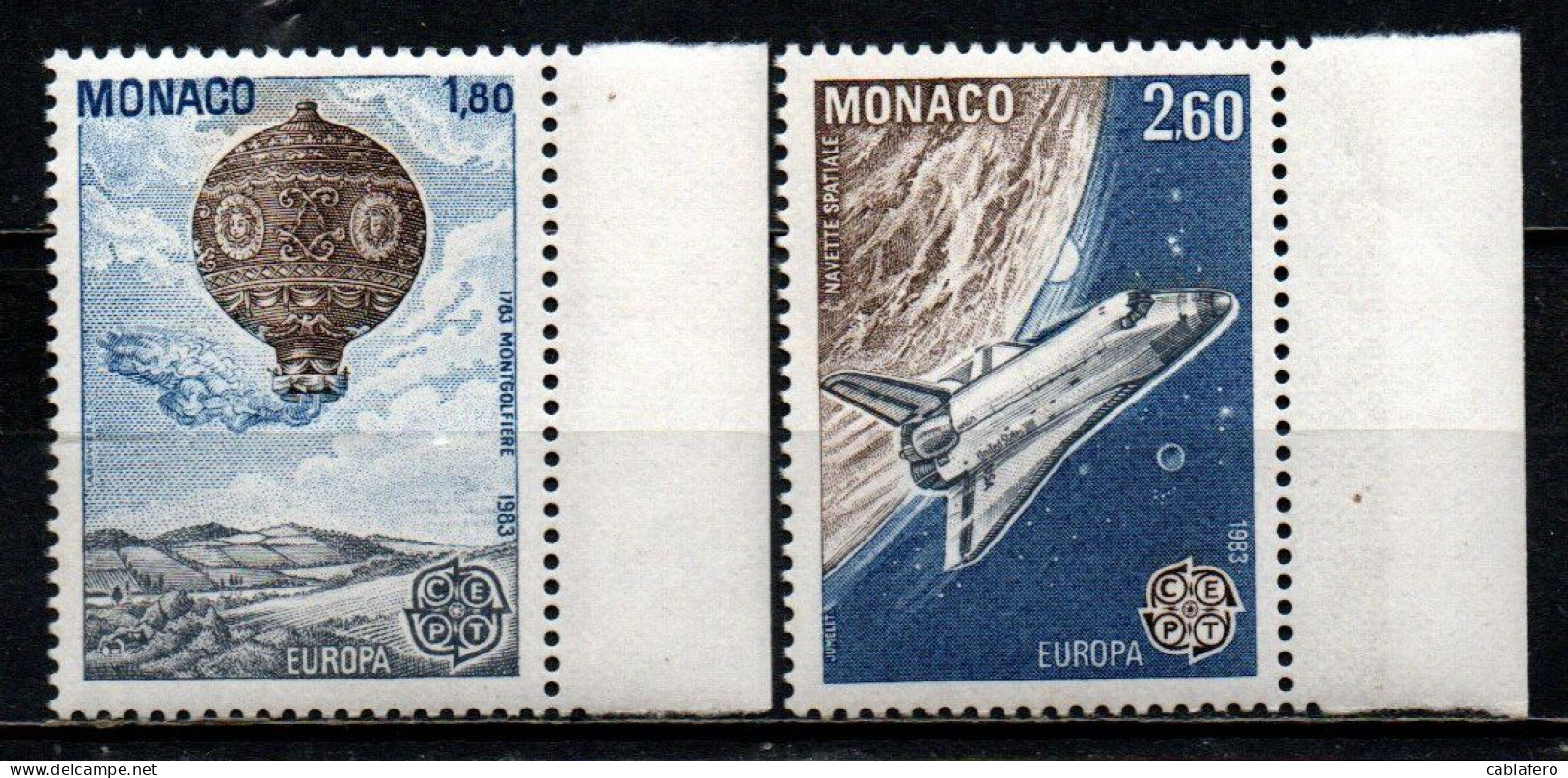 MONACO - 1983 - SERIE EUROPA UNITA: GRANDI OPERE DEL GENIO UMANO - MNH - Nuevos