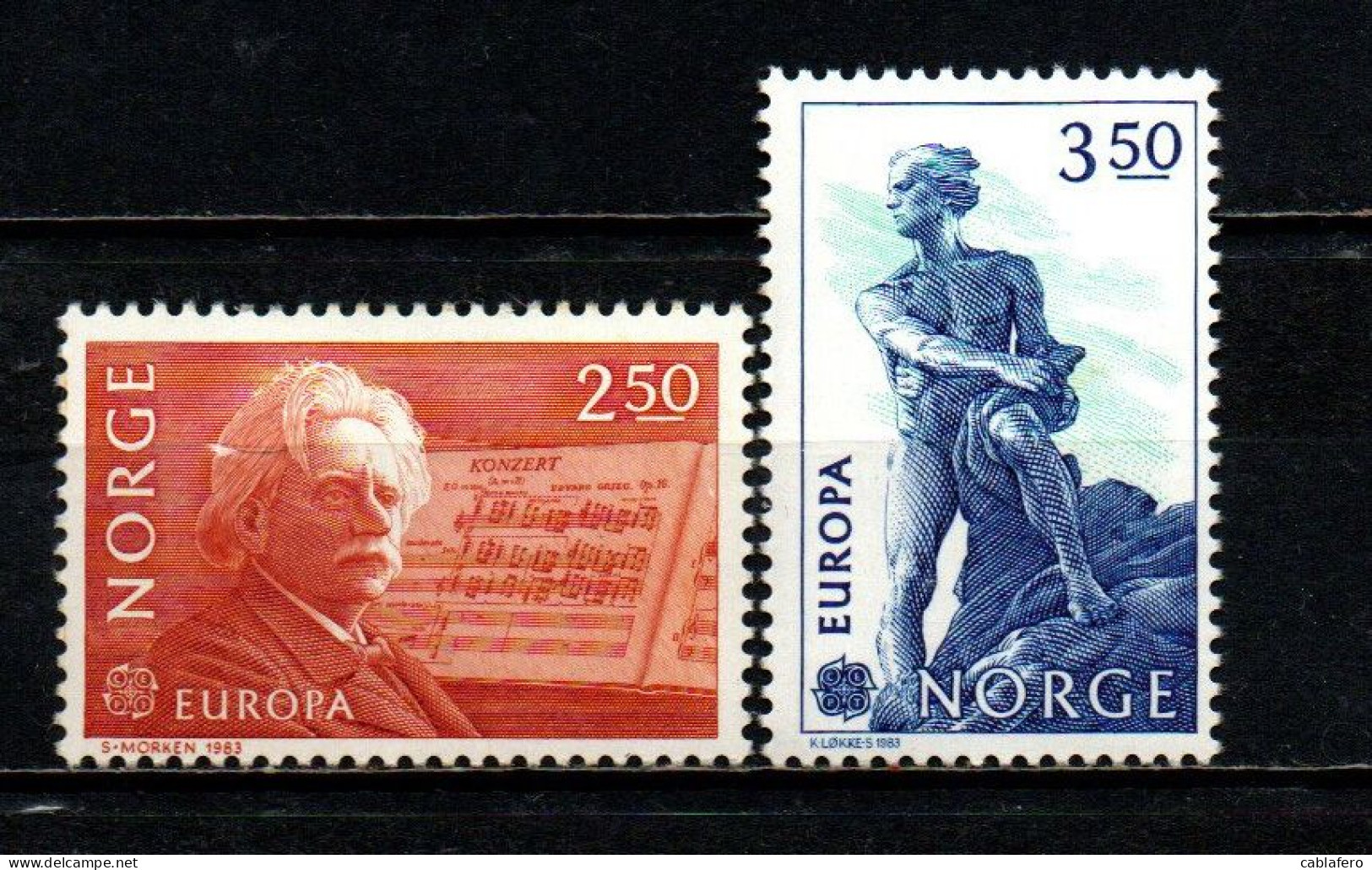 NORVEGIA - 1983 - SERIE EUROPA UNITA: GRANDI OPERE DEL GENIO UMANO - MNH - Nuovi
