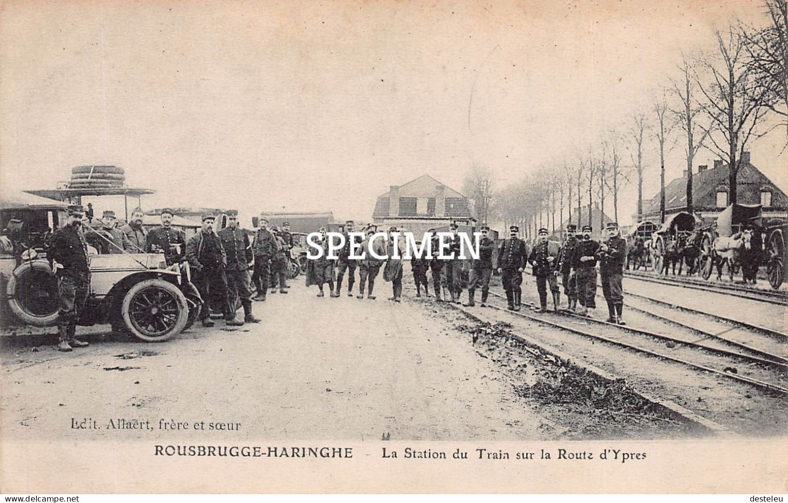 La Station Du Train Sur Route D'Ypres - Roesbrugge-Haringe - Ruiselede