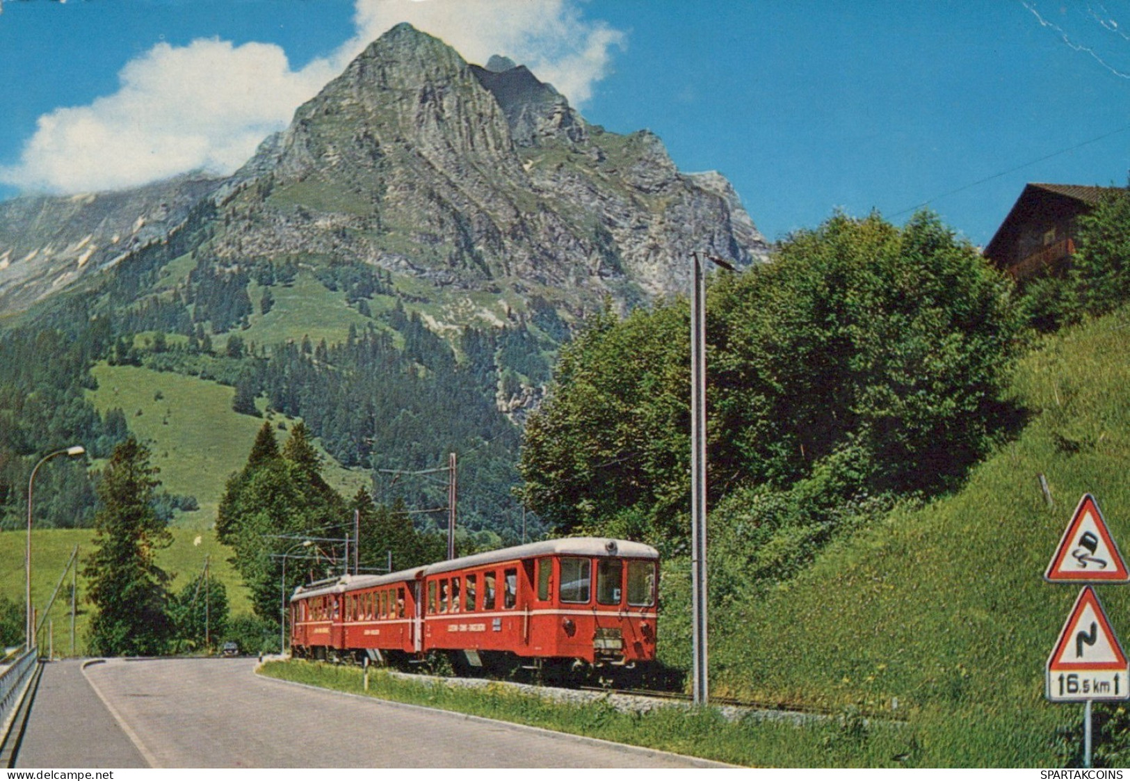 TRAIN RAILWAY Transport Vintage Postcard CPSM #PAA923.A - Trains