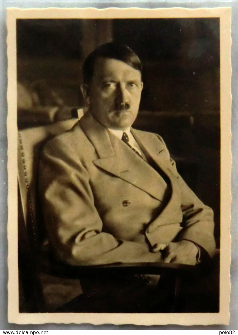 Portrait Adolf Hitler - Sonderstempel Europäischer Postkongress Wien 1942 - Personen