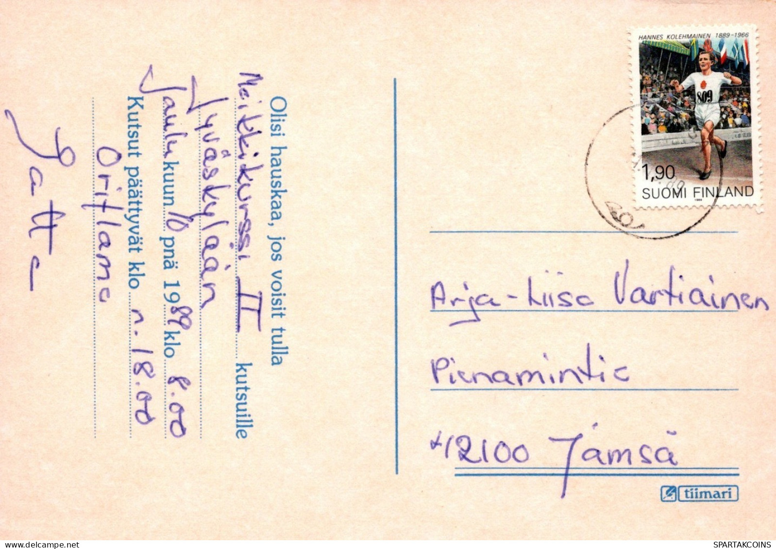 PERRO Animales Vintage Tarjeta Postal CPSM #PAN773.A - Chiens