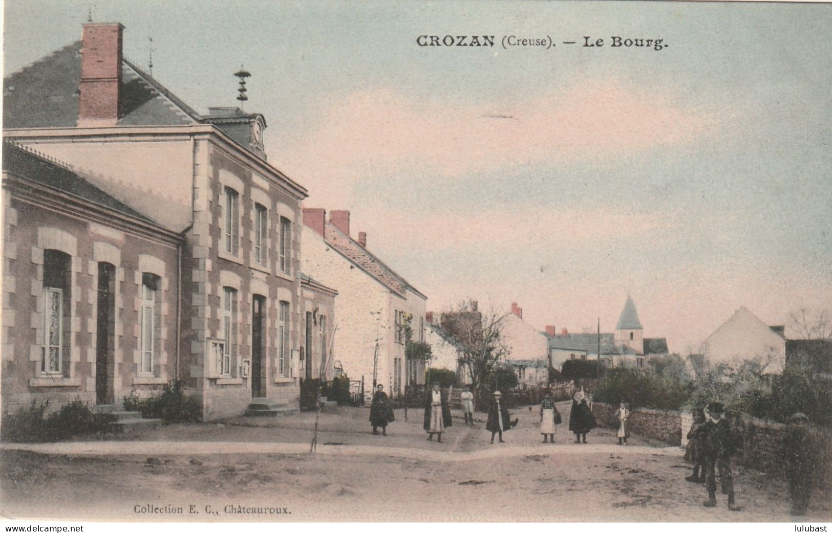 CROZAN : Le Bourg. - Crozant