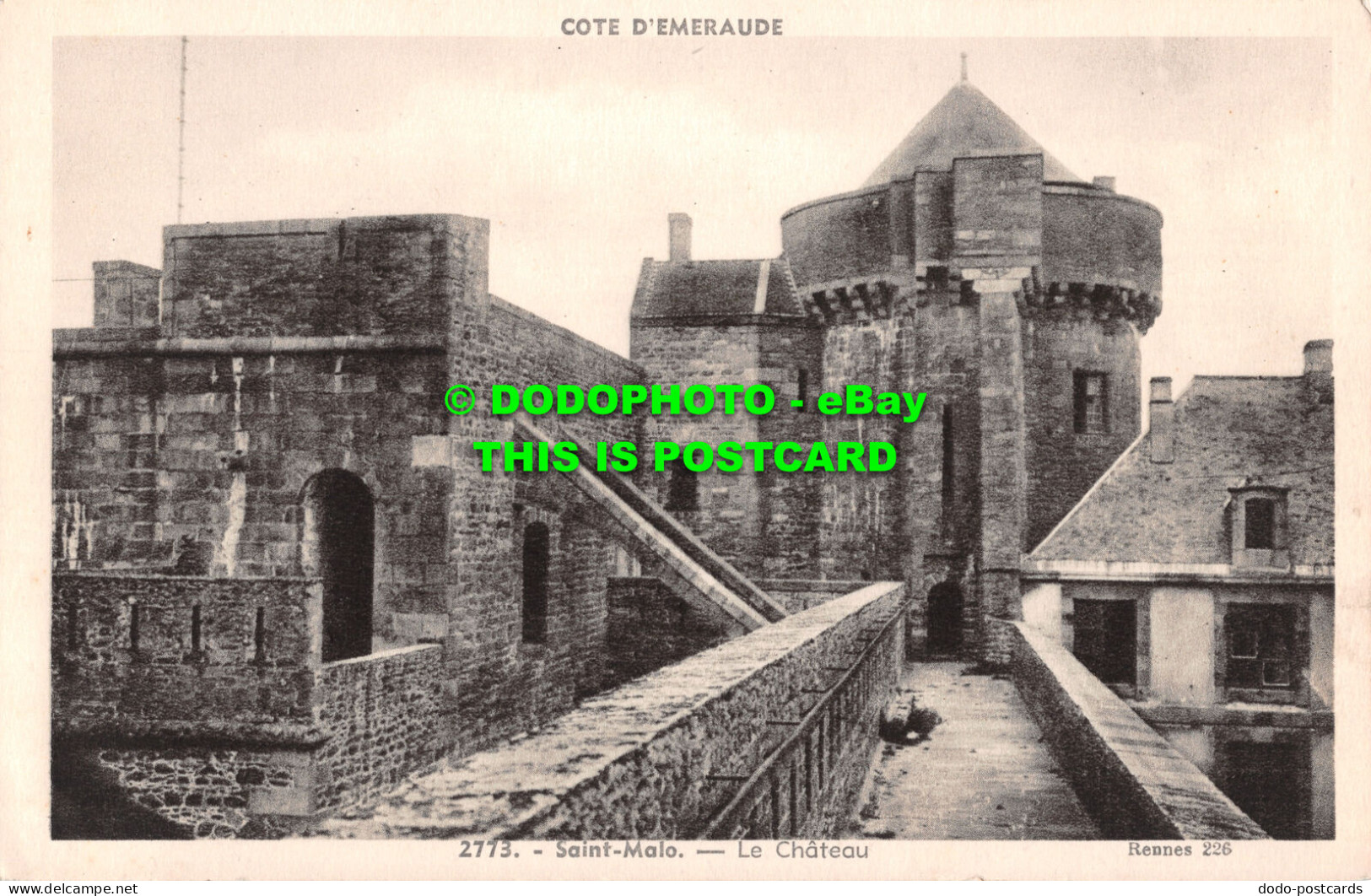 R489068 Cote D Emeraude. Saint Malo. Le Chateau. Rennes. Laurent Nel - Monde