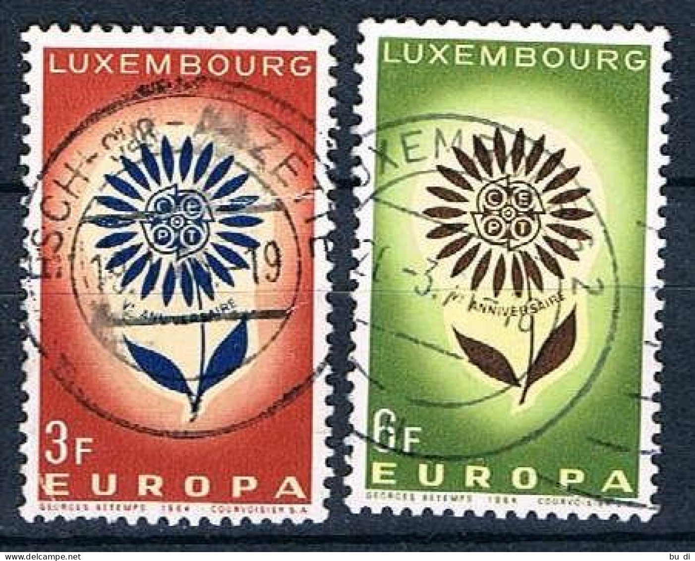 Luxemburg 11 Marken Europa CEPT 1962 Bis 1972 - Gebruikt