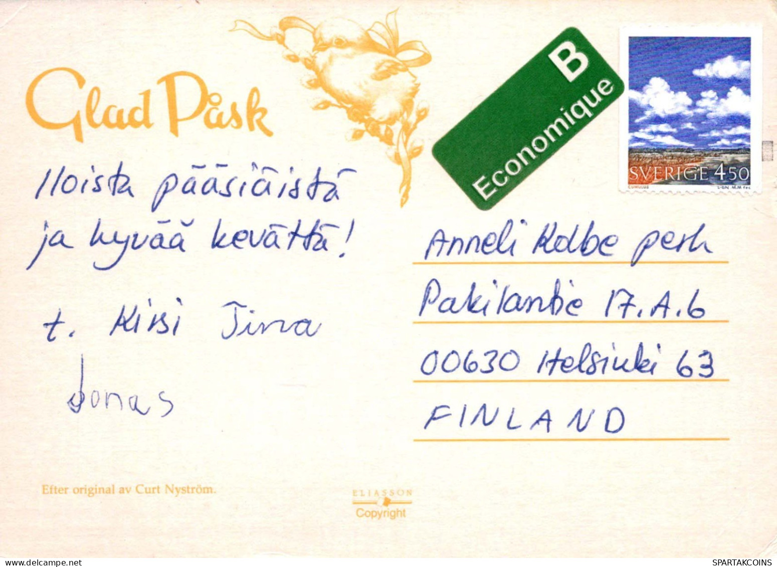 OISEAU Animaux Vintage Carte Postale CPSM #PBR582.A - Birds