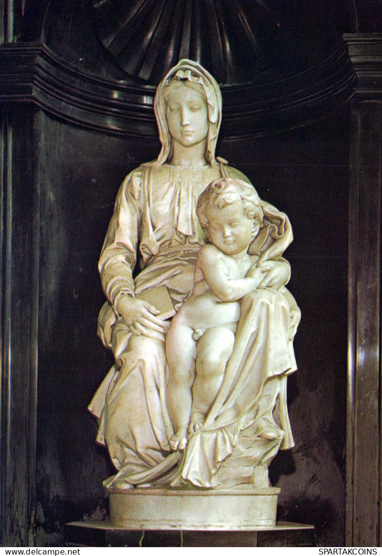Virgen María Virgen Niño JESÚS Religión Vintage Tarjeta Postal CPSM #PBQ214.A - Vergine Maria E Madonne