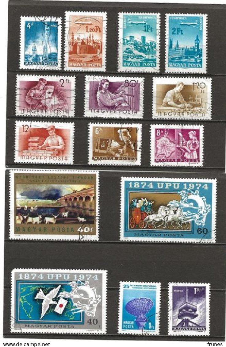 Lot Briefmarken Ungarn Gebraucht - Andere & Zonder Classificatie