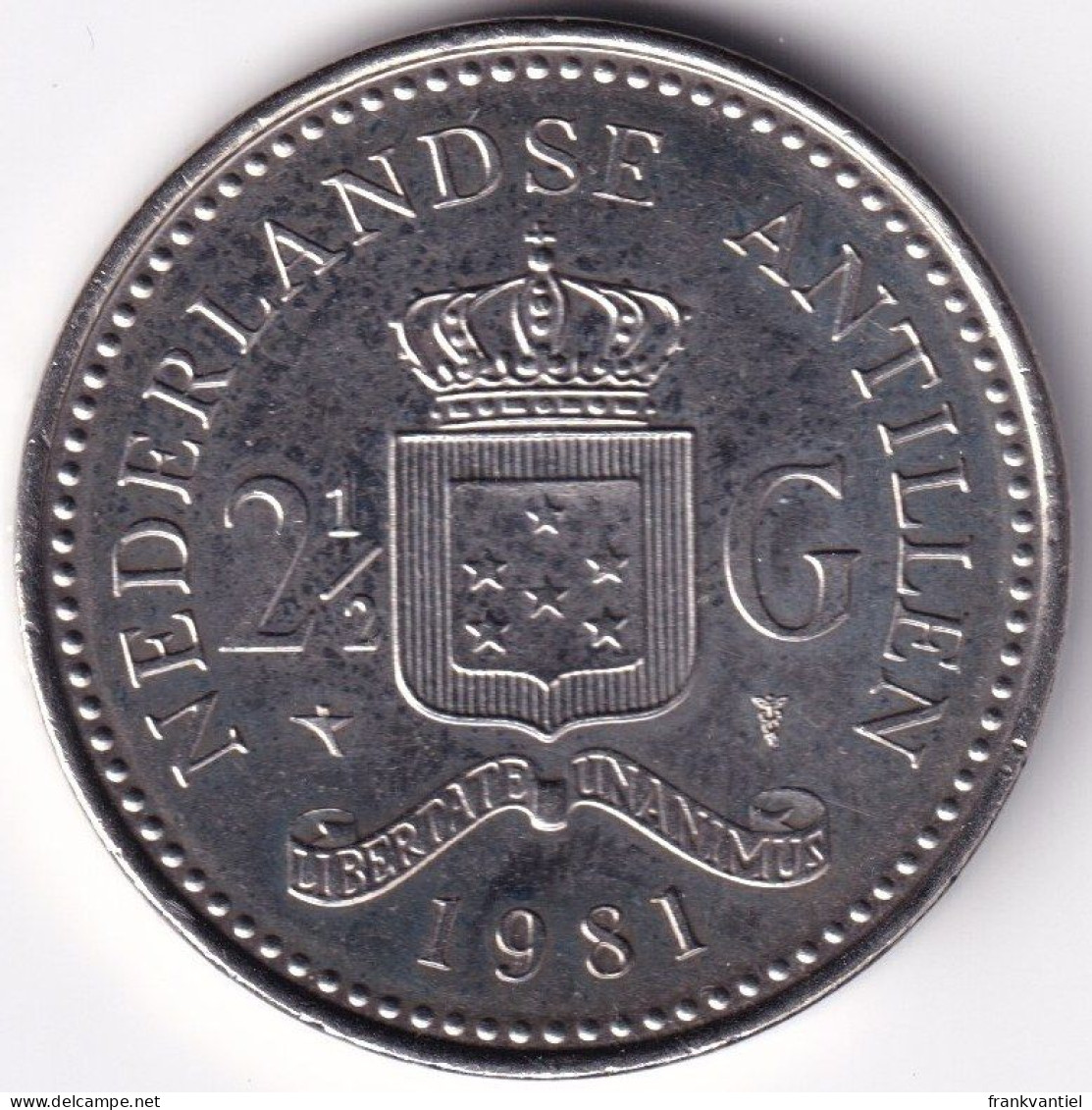 Netherlands Antilles KM-25 2½ Gulden 1981 - Antilles Néerlandaises