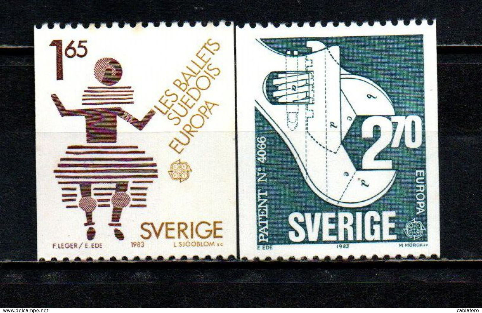 SVEZIA - 1983 - EUROPA UNITA: GRANDI OPERE DEL GENIO UMANO - MNH - Unused Stamps