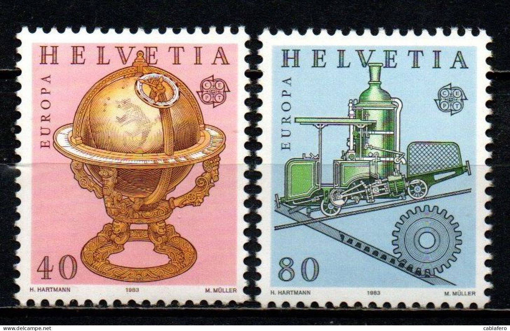 SVIZZERA - 1983 - EUROPA UNITA: GRANDI OPERE DEL GENIO UMANO - MNH - Nuovi