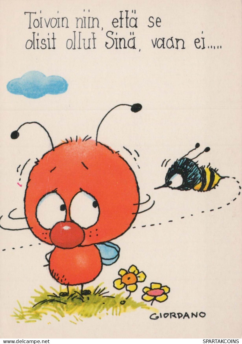 INSECTOS Animales Vintage Tarjeta Postal CPSM #PBS506.A - Insetti
