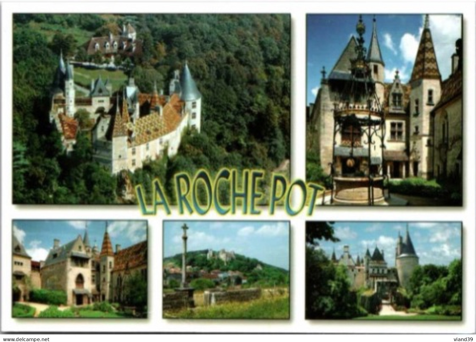 LA ROCHEPOT. -  Chateau Du XIe Et XIIe Siècles   Multi Vues. .       Non Circulée - Other & Unclassified