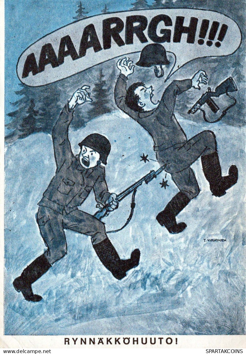 SOLDATS HUMOUR Militaria Vintage Carte Postale CPSM #PBV956.A - Humorísticas