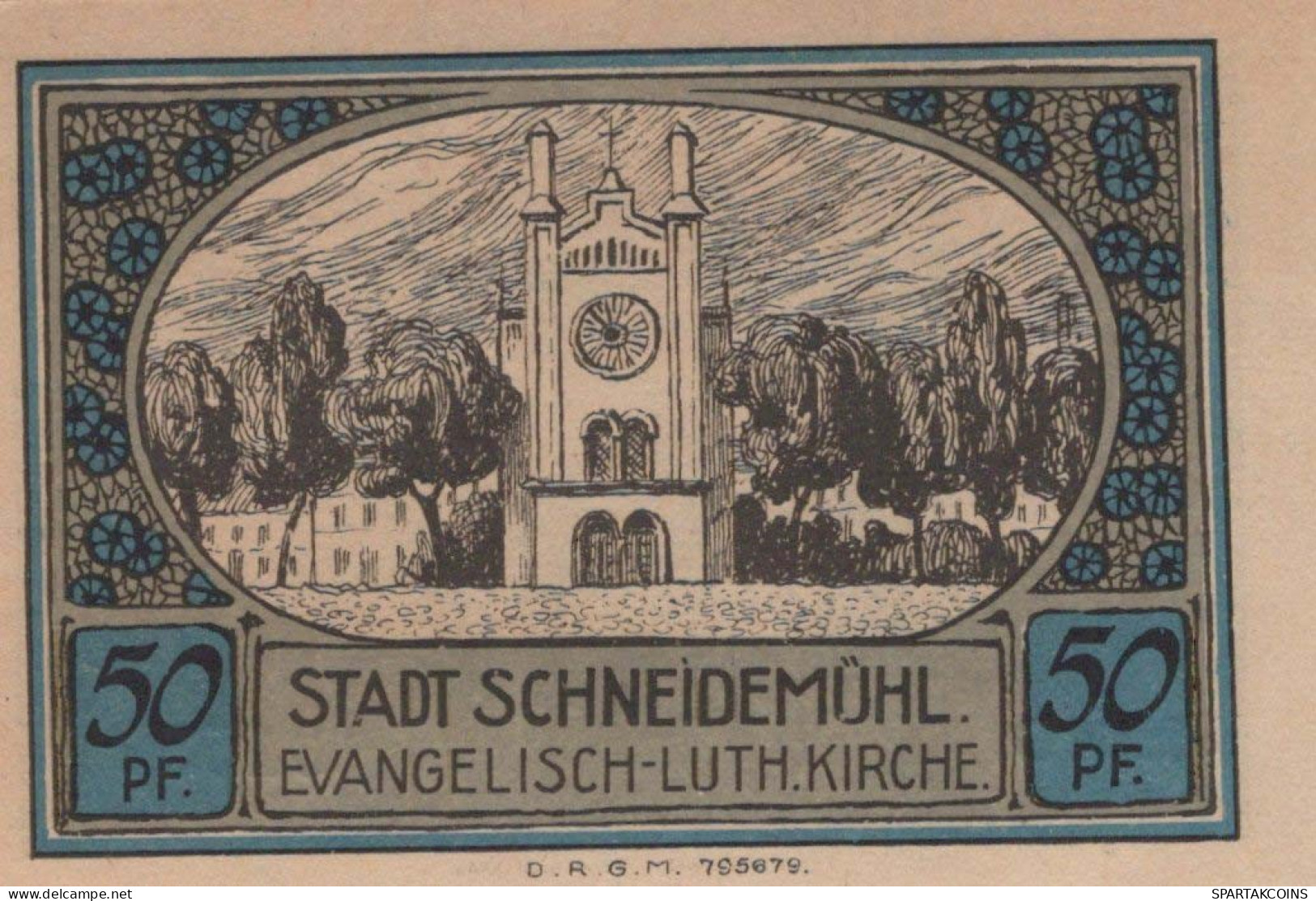 50 PFENNIG 1914-1924 Stadt SCHNEIDEMÜHL Posen UNC DEUTSCHLAND Notgeld #PD307 - [11] Emissions Locales