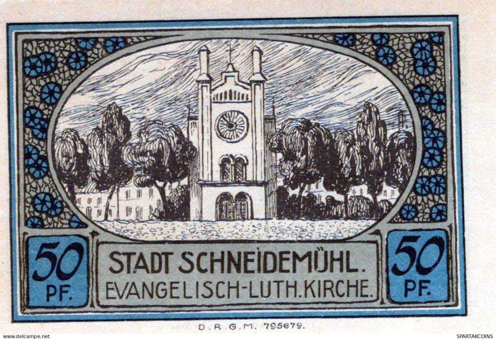 50 PFENNIG 1914-1924 Stadt SCHNEIDEMÜHL Posen UNC DEUTSCHLAND Notgeld #PD307 - [11] Emissions Locales