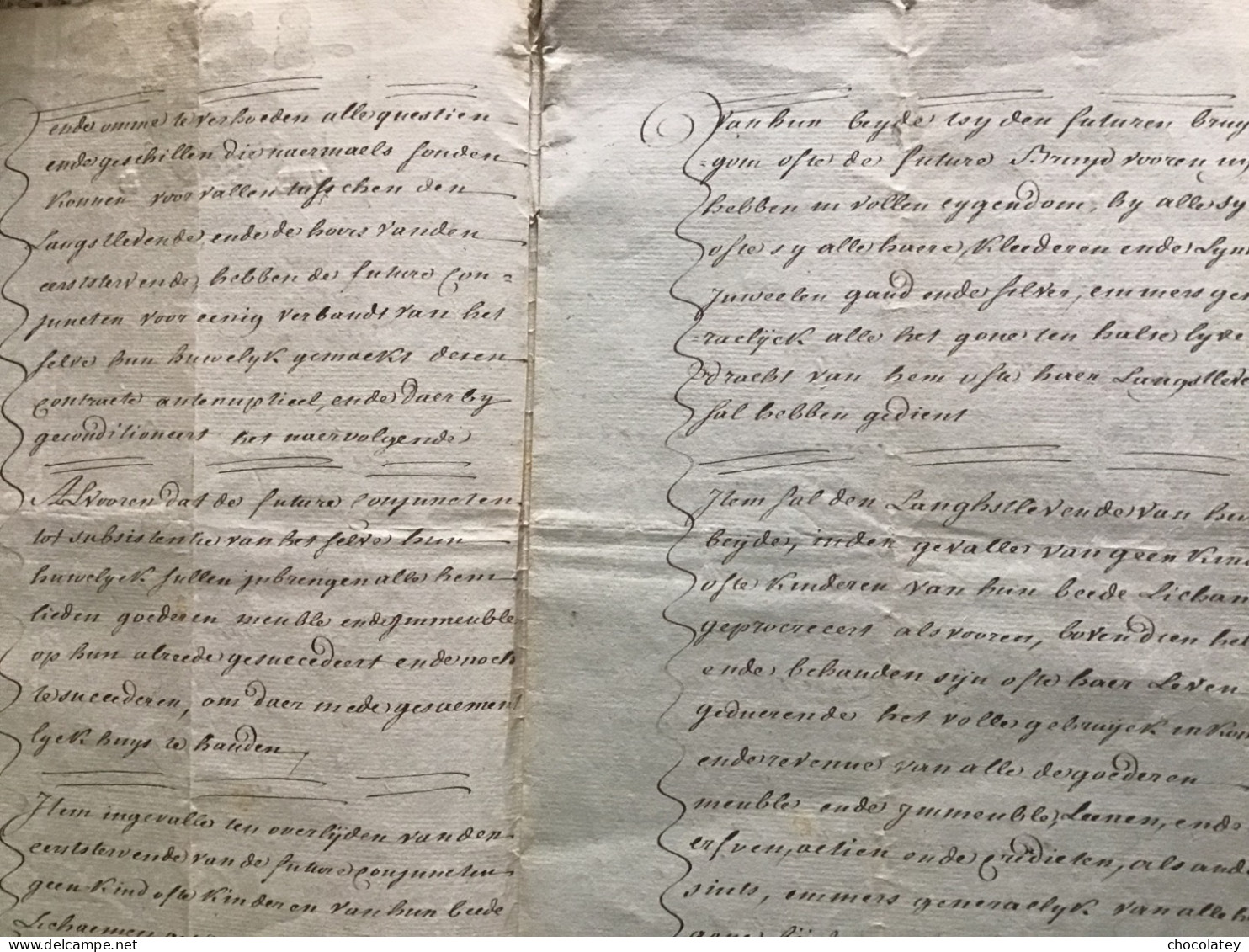 Dendermonde Huwelijkscontract  Beeckman  1792 - ... - 1799