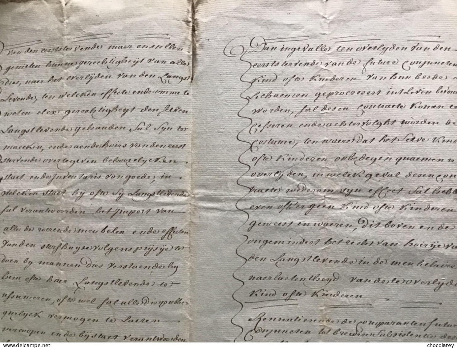 Dendermonde Huwelijkscontract  Beeckman  1792 - ... - 1799