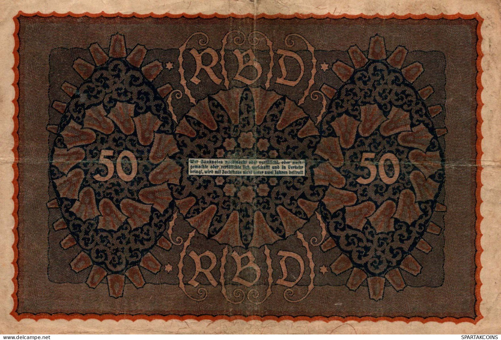 50 MARK 1919 Stadt BERLIN DEUTSCHLAND Papiergeld Banknote #PL258 - Lokale Ausgaben