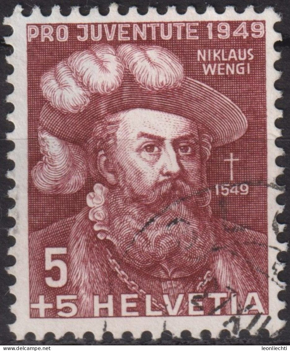 1949 Schweiz Pro Juventute ° Mi:CH 541, Yt:CH 493, Zum:CH J129, Niklaus Wengi - Used Stamps