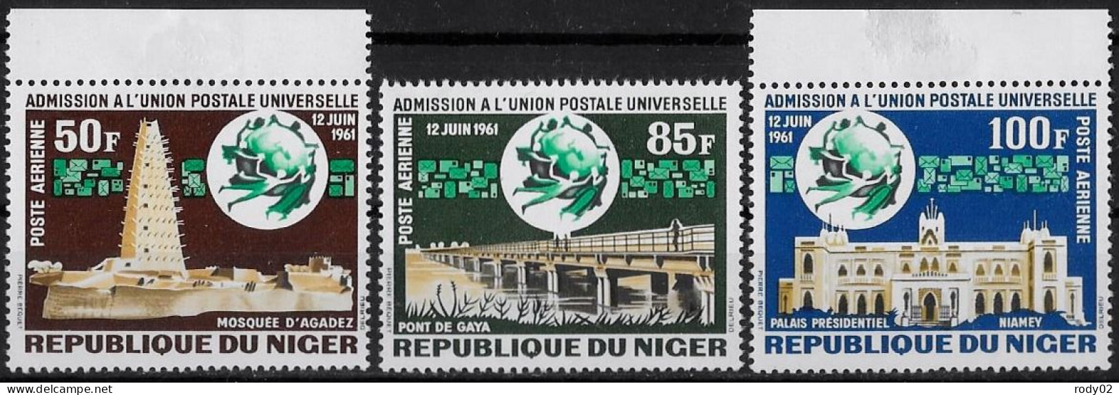 NIGER - U.P.U. - PA 23 A 25 - NEUF** MNH - U.P.U.