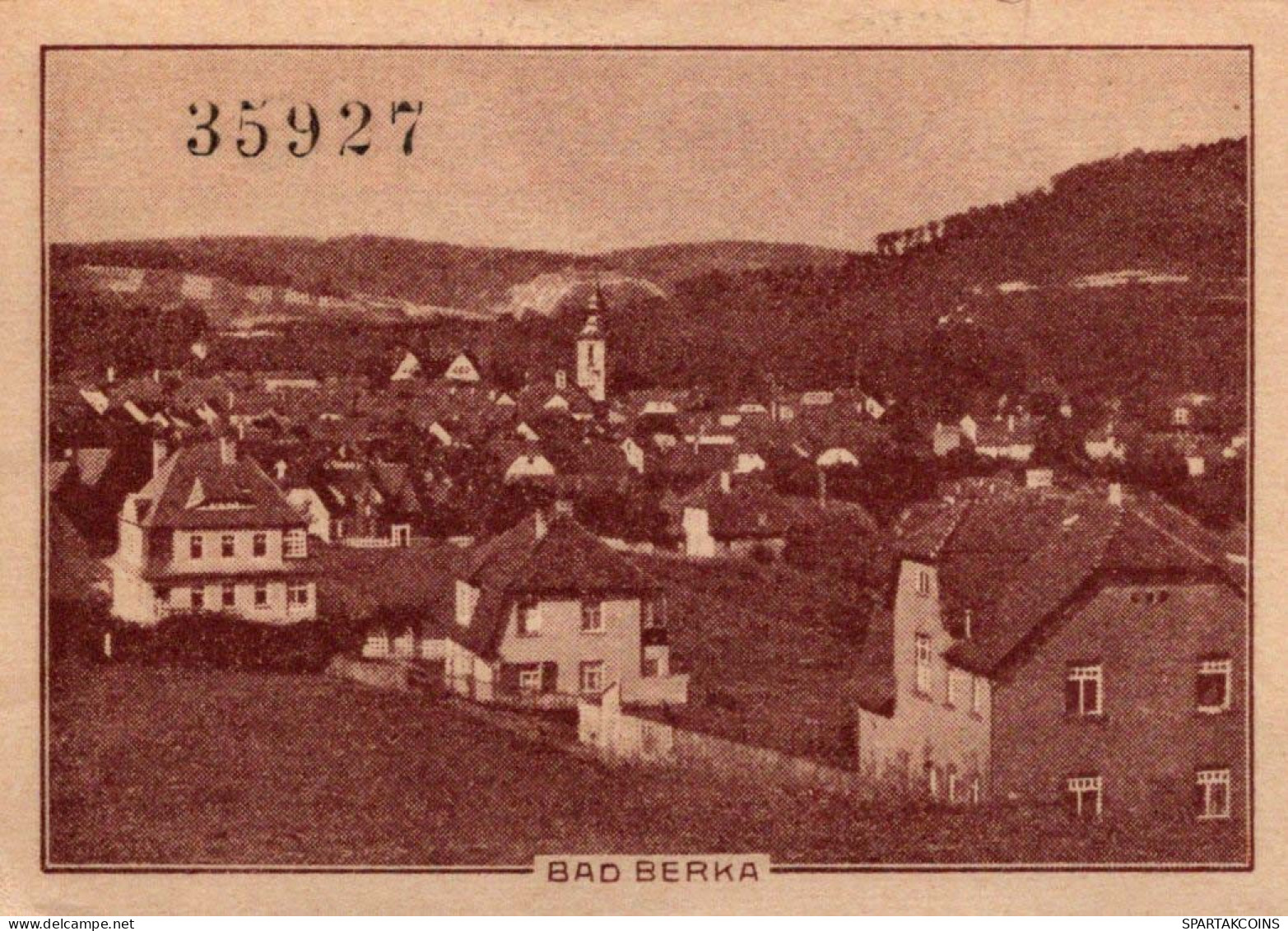 50 PFENNIG 1920 Stadt BAD BERKA Thuringia UNC DEUTSCHLAND Notgeld #PA172 - [11] Local Banknote Issues
