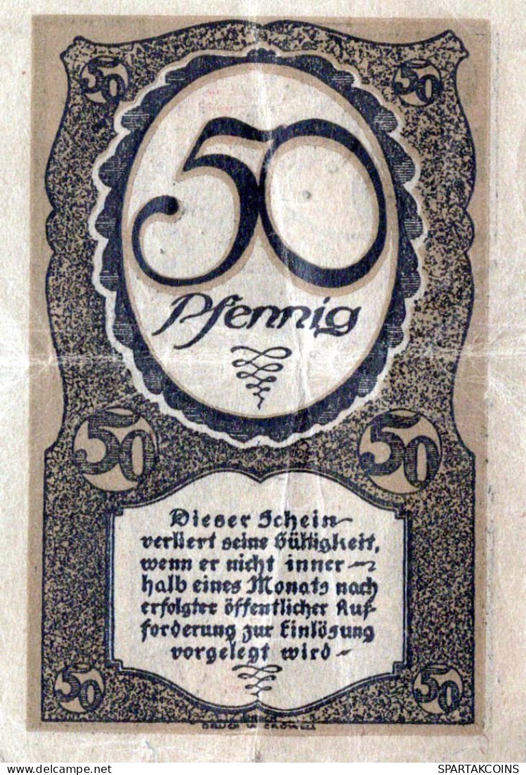 50 PFENNIG 1919 Stadt DORTMUND AND HoRDE Westphalia DEUTSCHLAND Notgeld #PI188 - [11] Local Banknote Issues