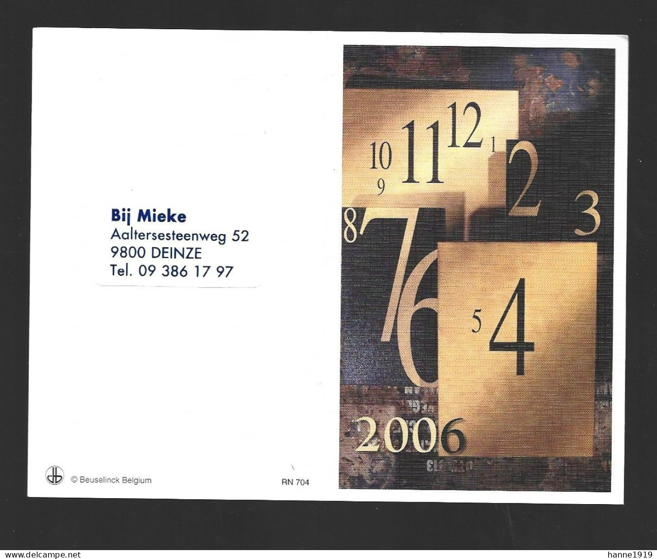 Deinze Aaltersesteenweg Bij Mieke Kalender 2006 Calendrier Htje - Petit Format : 2001-...