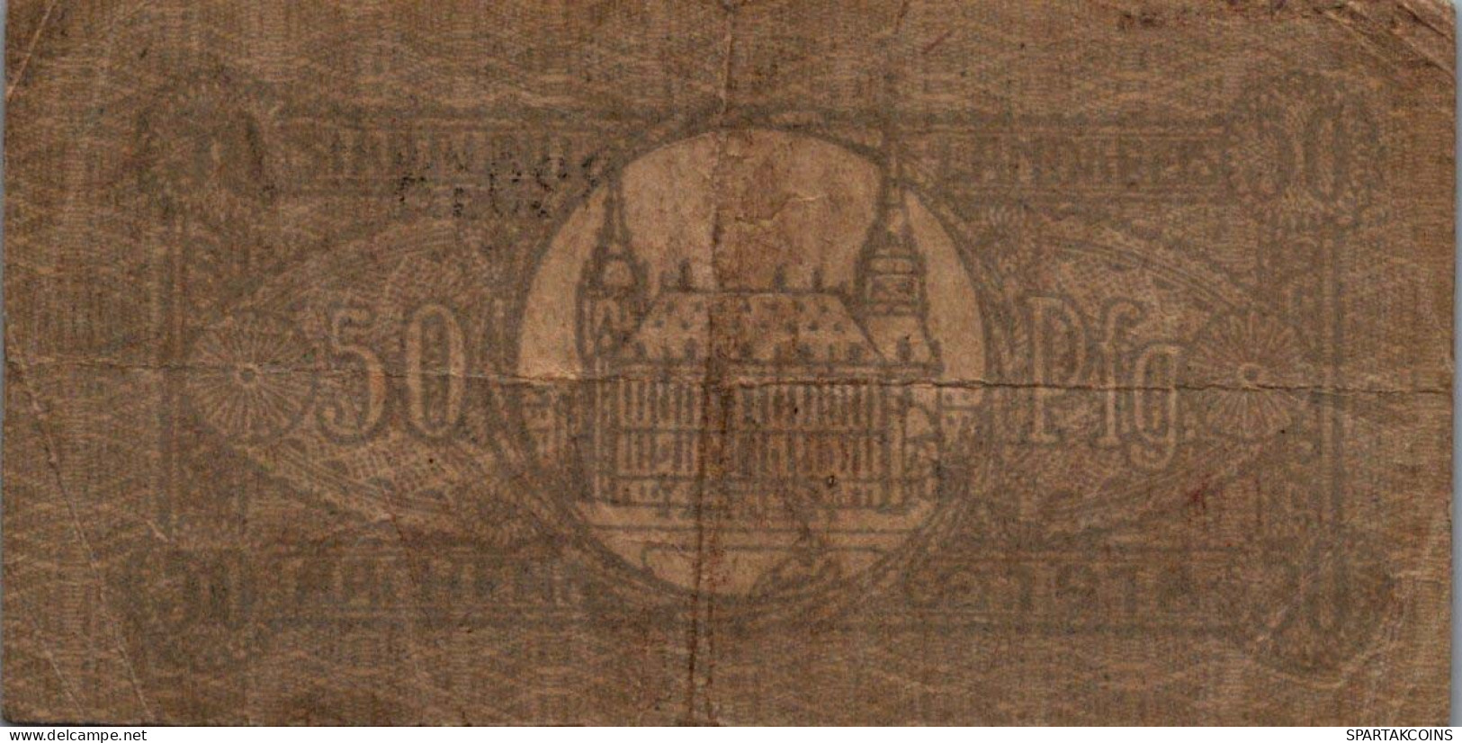 50 PFENNIG 1918 Stadt AACHEN Rhine DEUTSCHLAND Notgeld Banknote #PI432 - [11] Emissions Locales