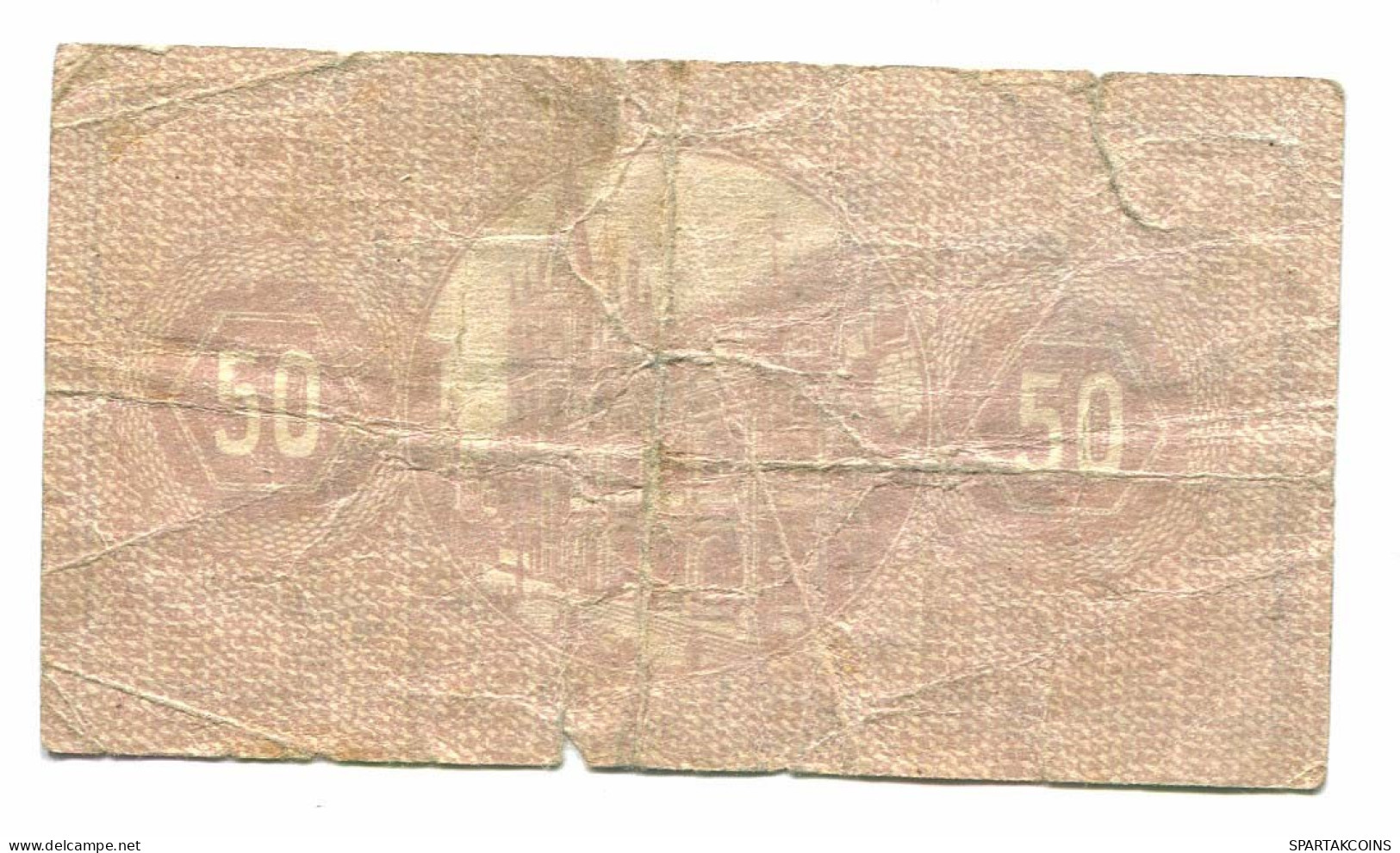 50 Pfennig 1918 COLN DEUTSCHLAND Notgeld Papiergeld Banknote #P10548 - [11] Emissions Locales