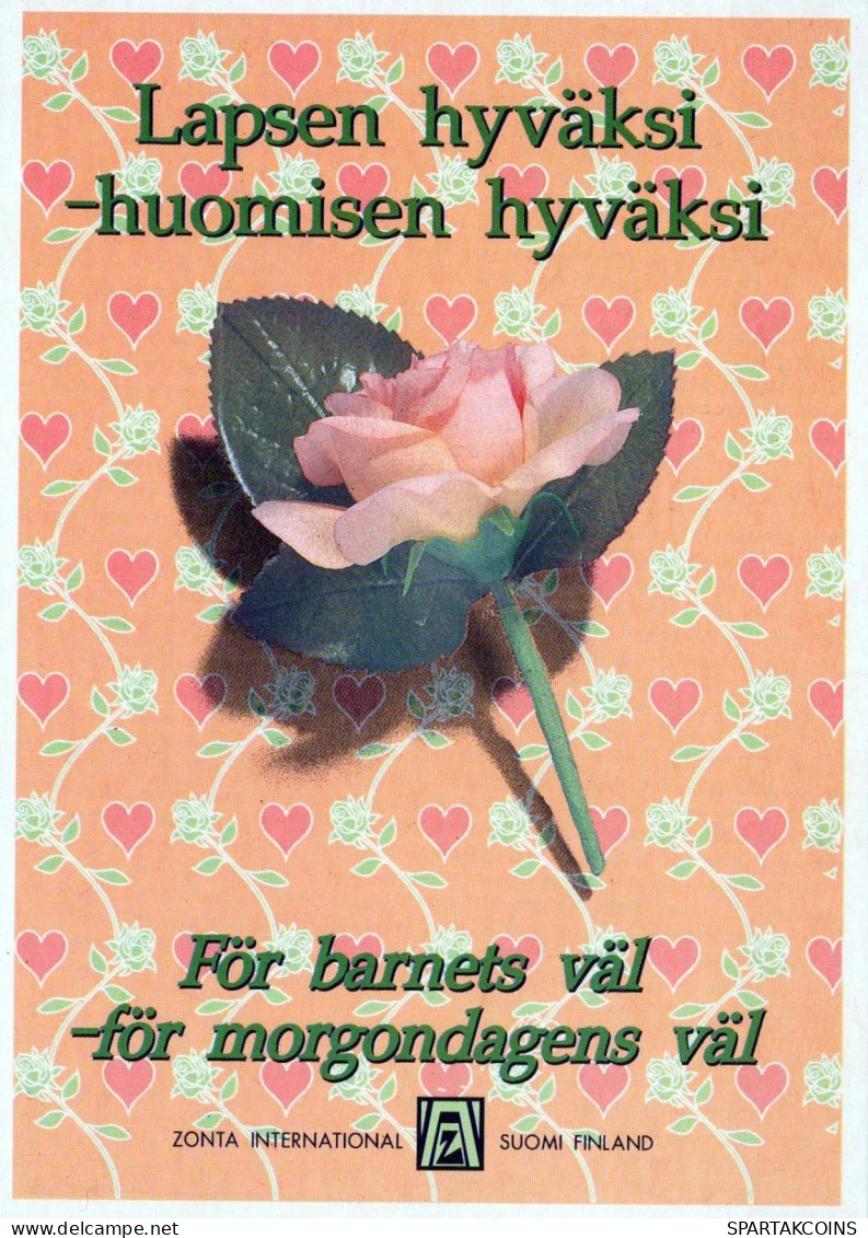 FLOWERS Vintage Postcard CPSM #PAS252.GB - Fleurs
