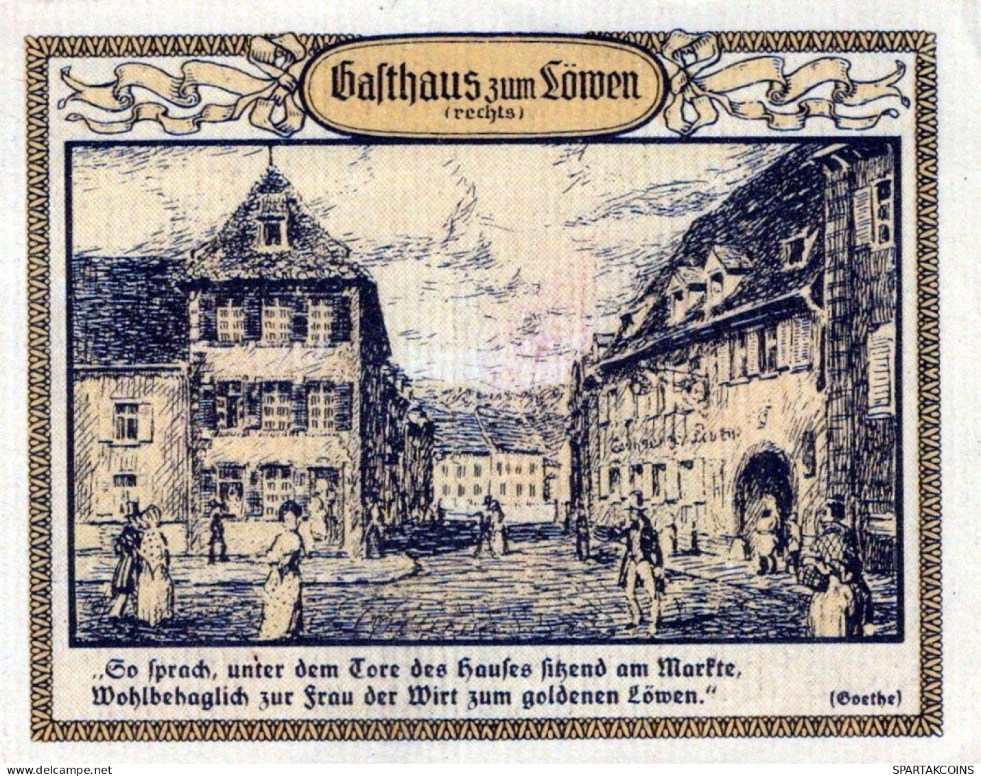 50 PFENNIG 1921 Stadt EMMENDINGEN Baden UNC DEUTSCHLAND Notgeld Banknote #PB237 - [11] Emissioni Locali