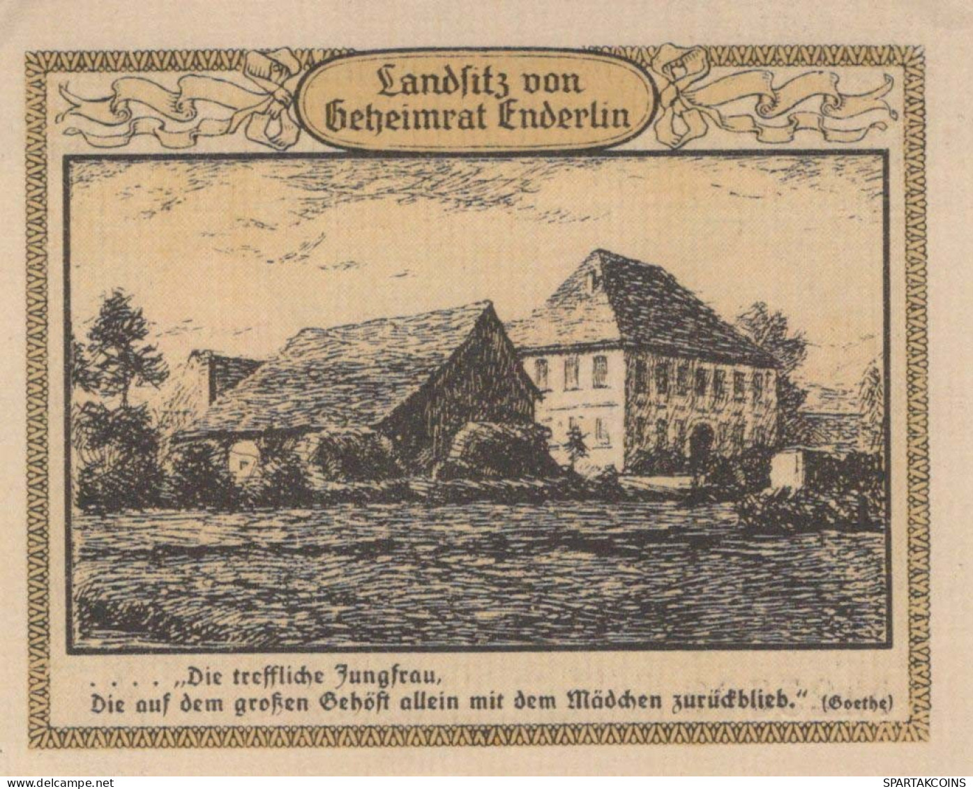 50 PFENNIG 1921 Stadt EMMENDINGEN Baden UNC DEUTSCHLAND Notgeld Banknote #PB233 - [11] Emissions Locales