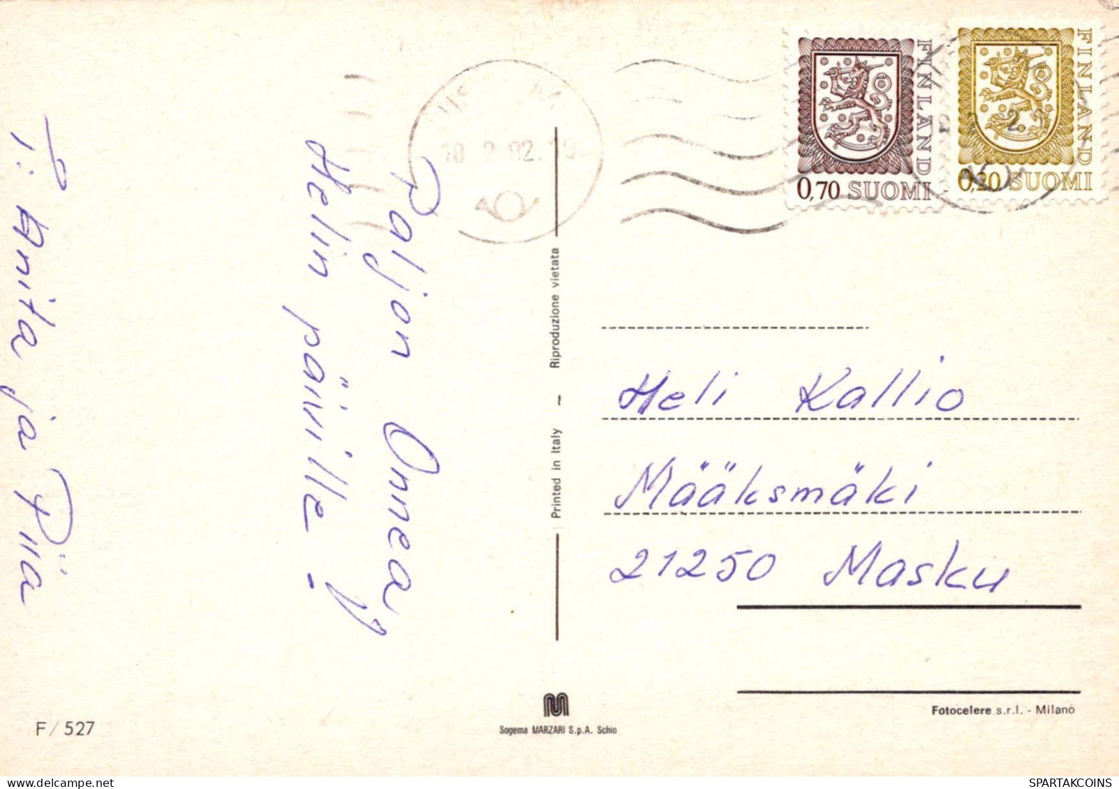 FLORES Vintage Tarjeta Postal CPSM #PAS616.ES - Fleurs