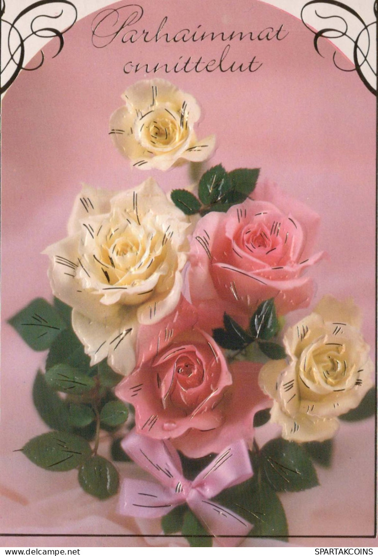 FLORES Vintage Tarjeta Postal CPSM #PAR772.ES - Fleurs