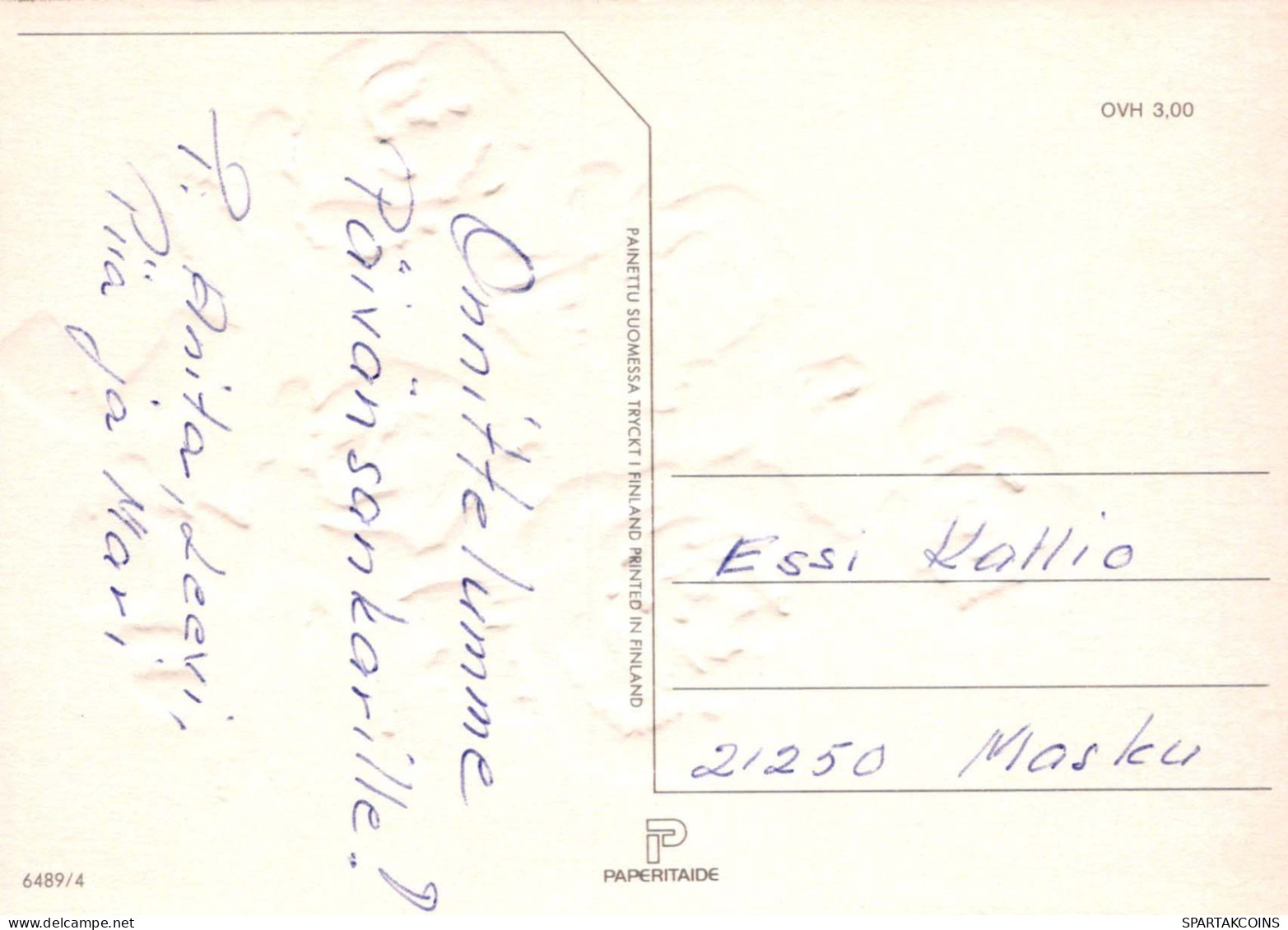 FLORES Vintage Tarjeta Postal CPSM #PAR772.ES - Fleurs