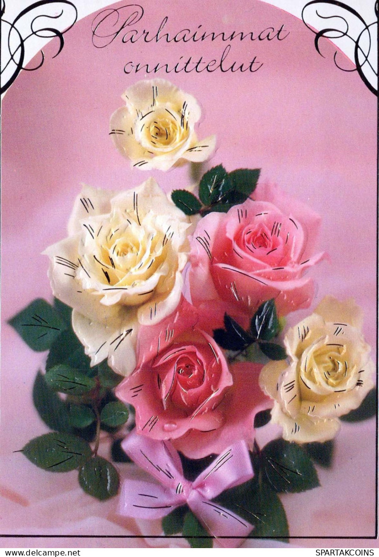 FLORES Vintage Tarjeta Postal CPSM #PAR772.ES - Fleurs