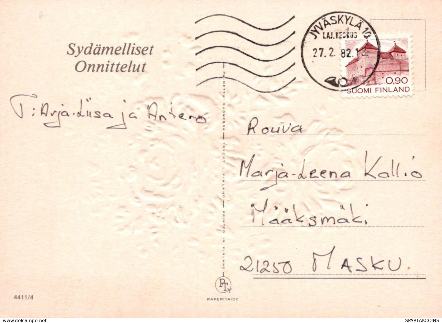 FLORES Vintage Tarjeta Postal CPSM #PAR892.ES - Fleurs